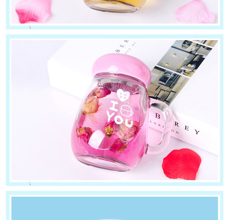 HZ57030 (7) portable cute glass water cup