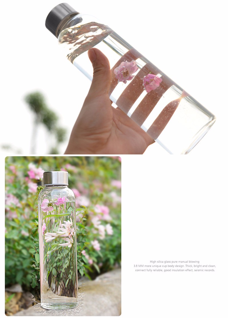 outdoor glass water bottle