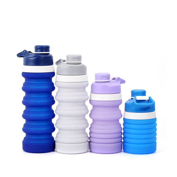 folding silicone water bottle