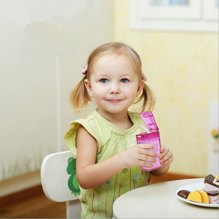 Kids Water Bottle With Straw School Water Bottle Drink Box (3) plastic bottle kids