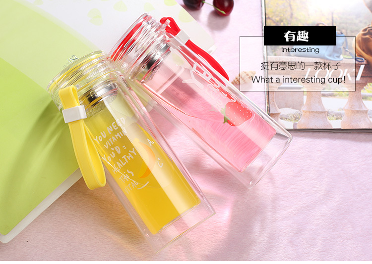 HZ57042 (6) double glass water cup