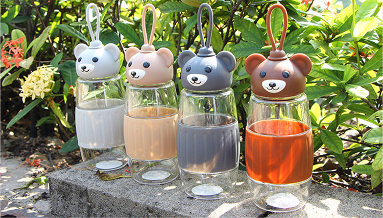 HZ57171 (8) hot selling cartoon teddy water bottle
