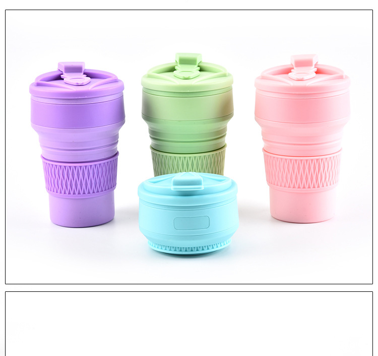 HZ57179 (5) hot selling silicone coffee cup