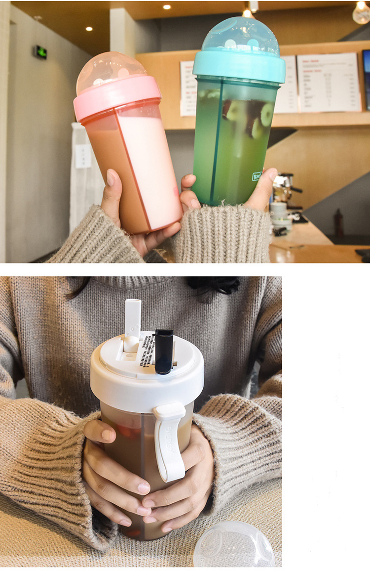 HZ57175 (2) portable straw water bottle