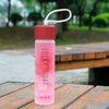  360ML Custom Logo Glass Water Bottle, Frosted Glass Bottle For Outdoor