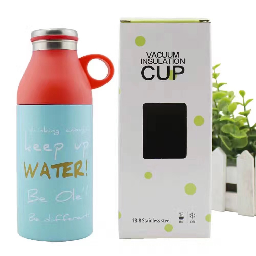 Wholesale Hot And Cool Water Bottle Stainless Steel Flask with Tea Cup