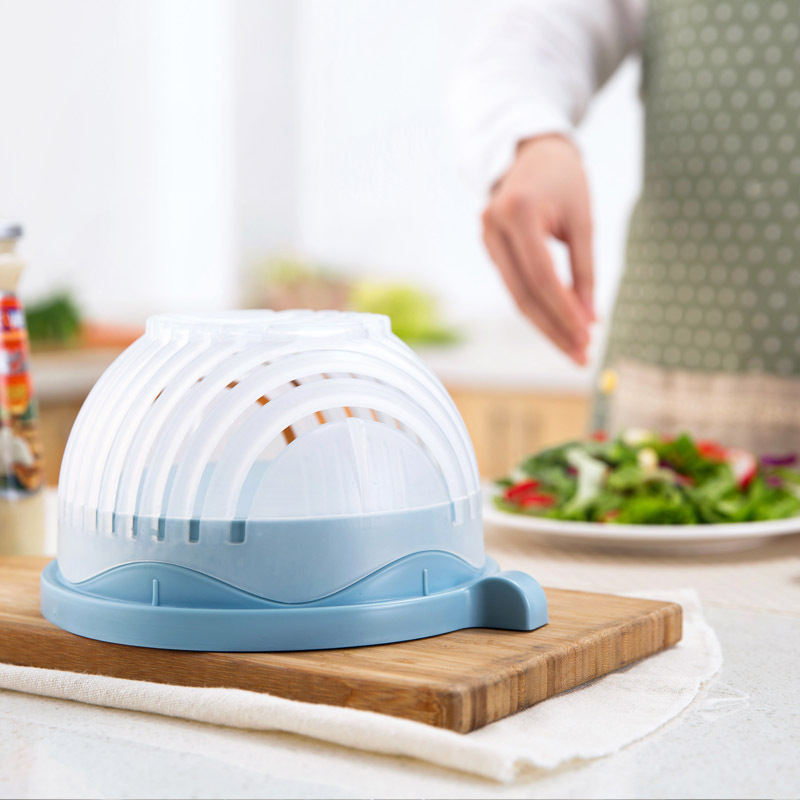2018 New 60 Seconds Salad Cutter Bowl Quick Salad Maker Chopper Kitchen Tool