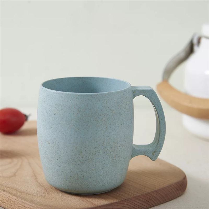 Hot Biodegradable Wheat Straw Japanese Milk Tea Cup