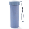 Good Quality Custom Biodegradable Wheat straw Water Bottle with Strap