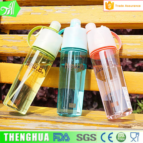 Summer Running High Quality Spray Water Bottle for Sports