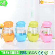 factory custom fancy glass sport water bottle wholesale