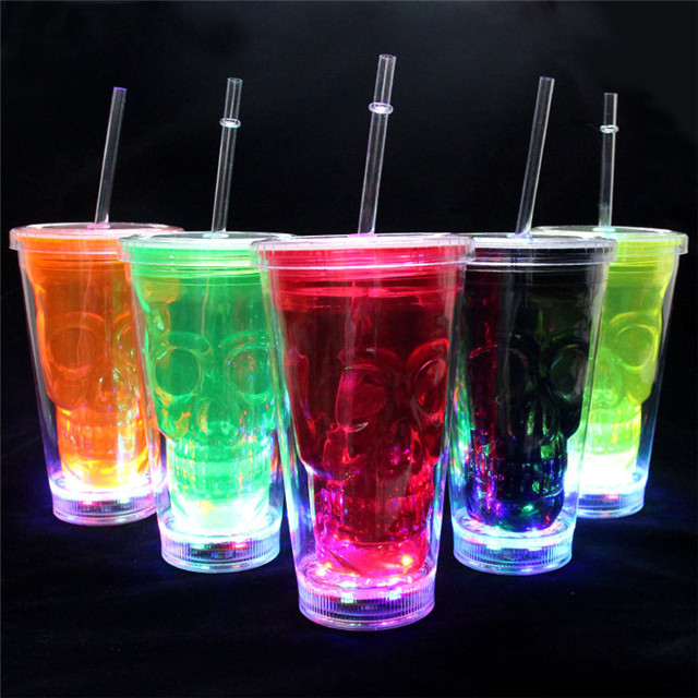 New Item Halloween beer mug, promotion gift plastic beer mug
