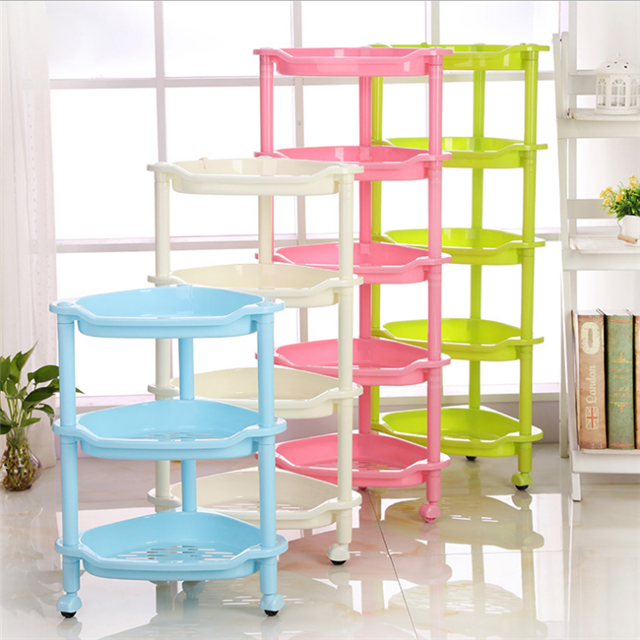 Hot Selling Three Layers Removable Plastic Wall Mount Shelf, Bathroom Shelf