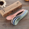 Best Selling Wheat Straw Plastic Spice Soup Spoon 