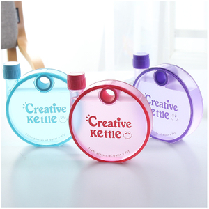 350ml Fashion Promotional Gift Round Mini Water Bottle With Custom Logo