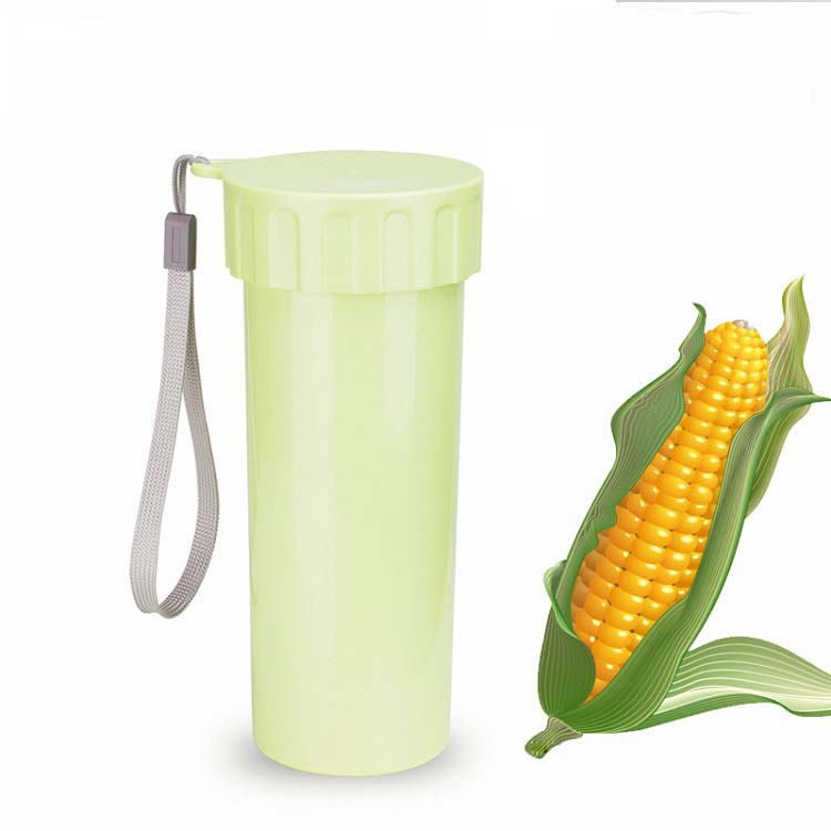 Portable Healthy Drinking Biodegradable Corn Bottle