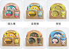 Korea Children Biodegradable Promotion Gifts Bamboo Fibre Kids Plate Cup Tableware Set