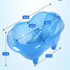 Wholesale Transparent Color Baby Bath Tub Portable