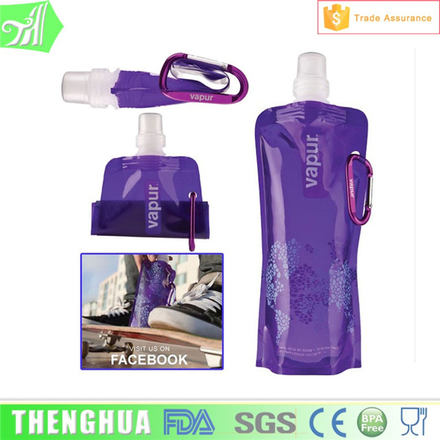 Promotional Advertising Usable Foldable Water Bottle