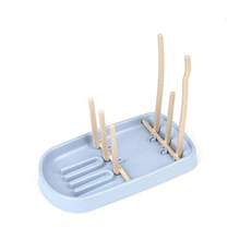 Wheat Straw Baby Milk Bottle Drying Racks Water Cup Drain Rack Holder Organizer Storage Racks