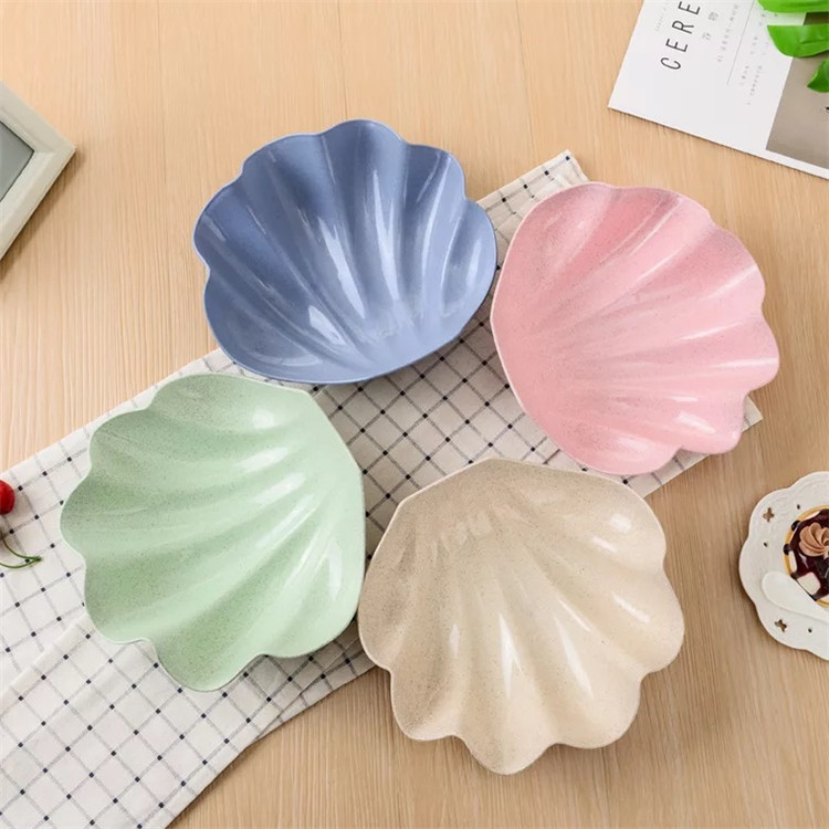 Pearl Shell Plate BPA Free Bento Lunch Box No Melamine