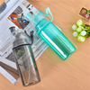 Creative Button Water Bottle Travel Mist Spray Plastic Water Bottle
