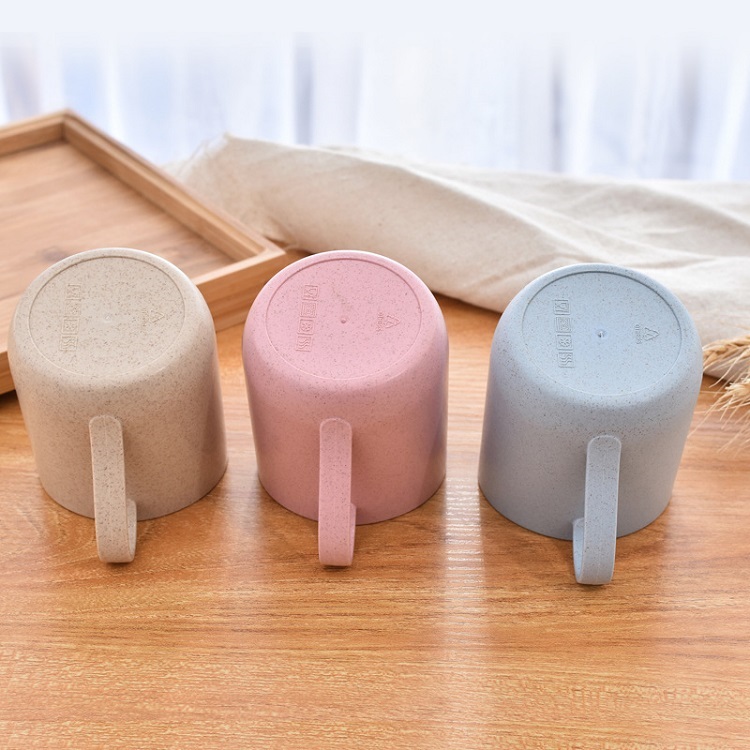 Couple Degradable Wheat Straw Filter Cup 