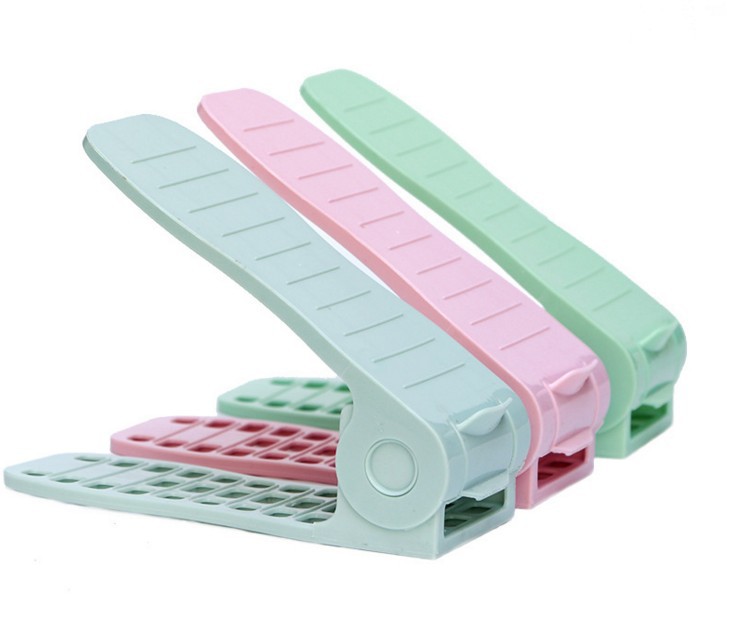 Hot Selling Adjustable Plastic Shoe Rack Organizer
