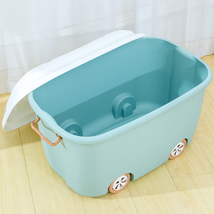 Factory Supply High Quality Plastic Storage Box With Wheel