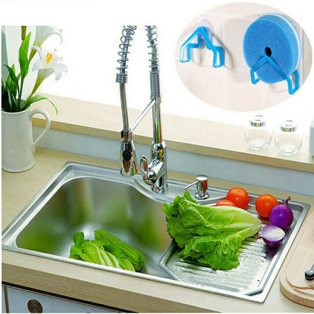 Wholesale Price Kitchen Suction Cup Sponge Clip,Non-folding Rack