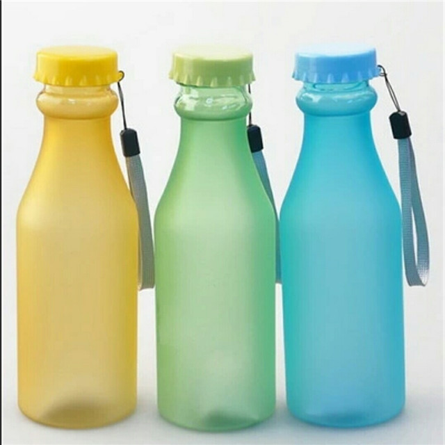 Clear/ Frosted Design BPA Free Water Bottle, Portable Water Bottle For Kids