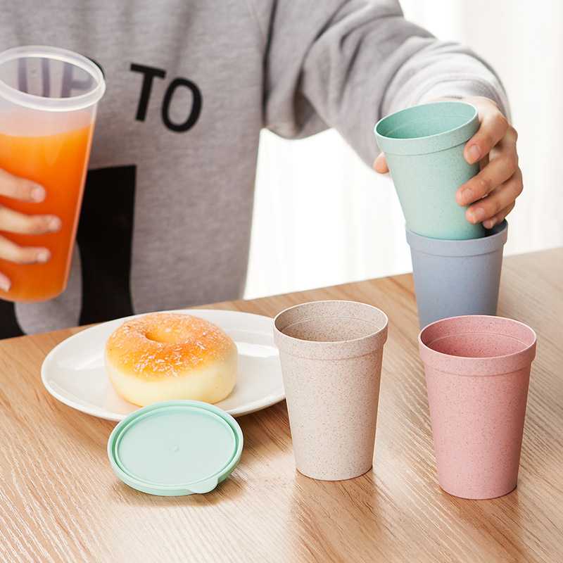 Wholesale Eco-friendly Classics Biodegradable Bamboo Reusable Coffee Cup set