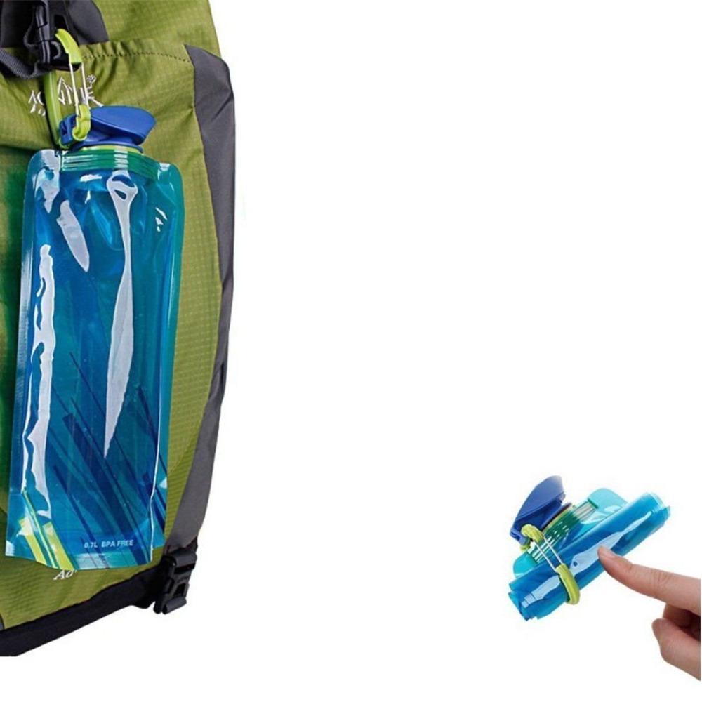 700ml Flexible Collapsible Foldable Bag Reusable Outdoor Water Bottles