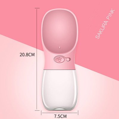 Useful Outdoor 350 ML Automatic Pet Feeding Water Bottle