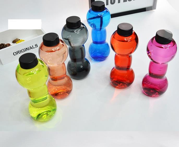 Cheap Hot Sale 550L Dumbbell Sport Water Bottle with Customized Logo