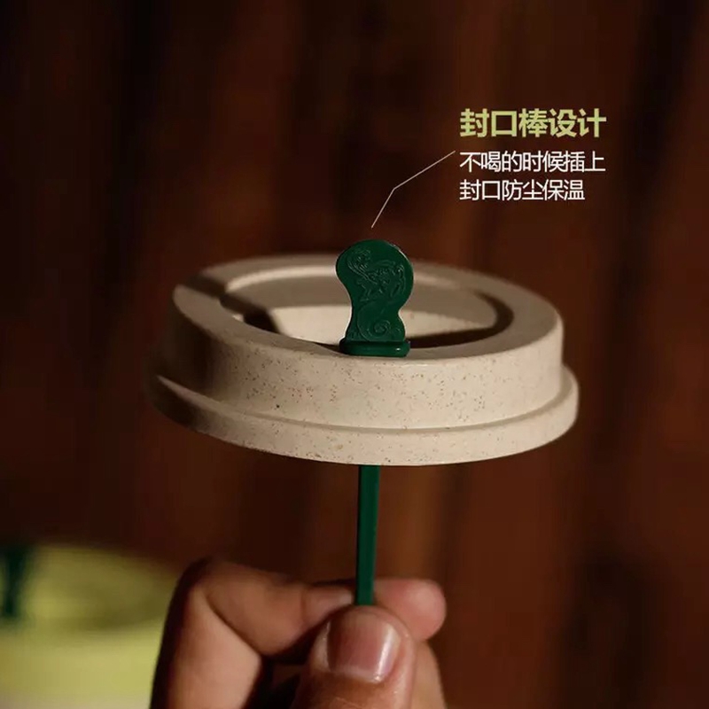 New Products 2018 Custom Logo Degradable Wheat Fiber Cup, Bottle of Water Silicone Cover