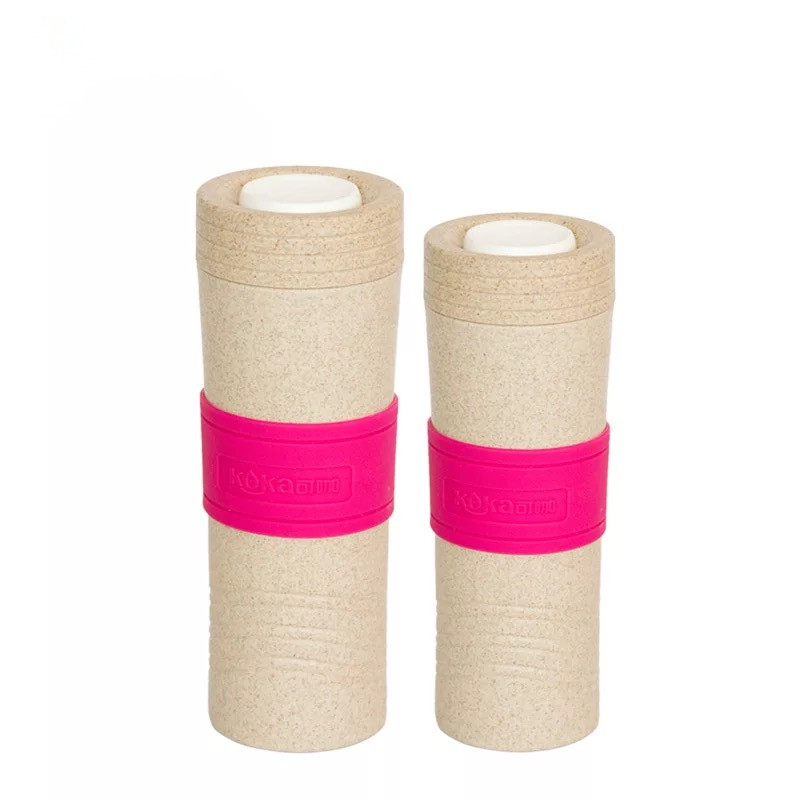 Rice Husk Degradable Wheat Straw Leak-proof Water Bottle For Promotion Gifts