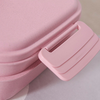 Double Wall Wheat Straw Lunch Box Food Container Thermo Metal Lunch Box