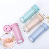 Eco-friendly Wheat Straw Portable Water Bottle With Mobile Phone Holder