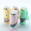 Creative Design Double Wall Glass Bottle For Kids, School Water Bottle Wholesaler