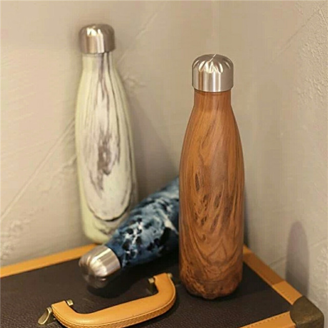 Color Box Printing 17OZ Double Waa Stainless Steel Water Bottle, Vacuum Bottle Thermos