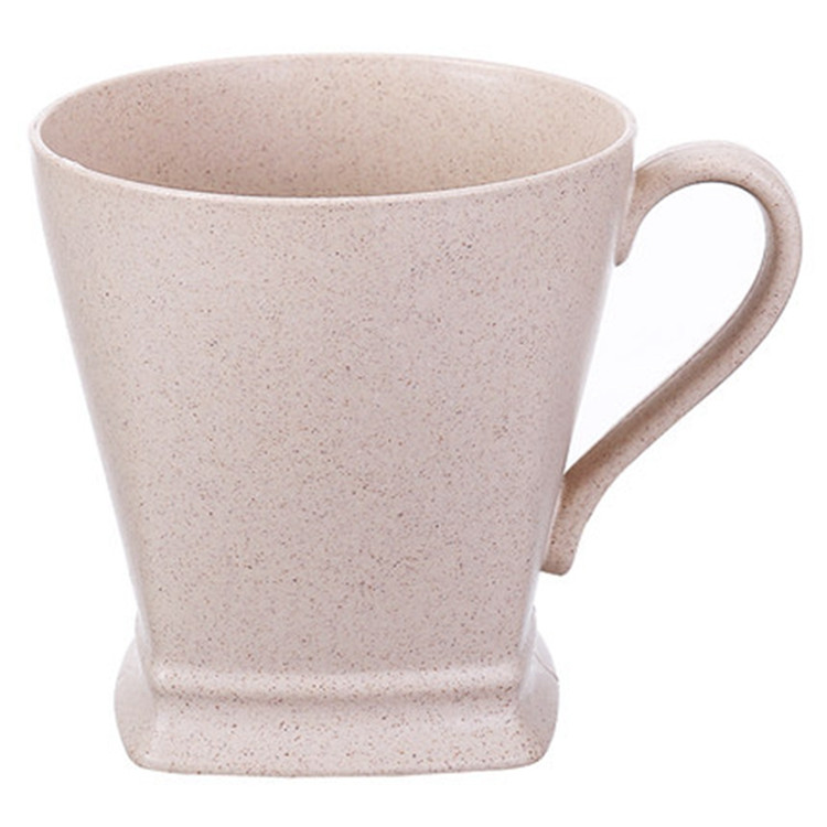 300ml Plastic Wheat straw Cup for Toothbrush and Toothpaste