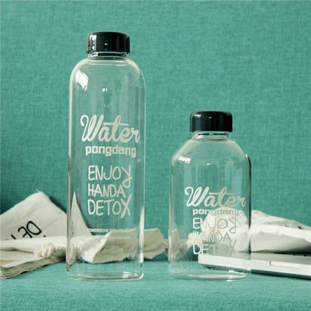 Gift Detox My Bottle Milk Tea Clean Sport Shaker Bottle With Bag