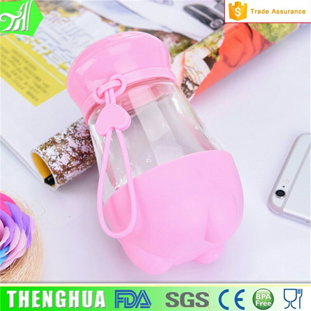 factory custom fancy glass sport water bottle wholesale