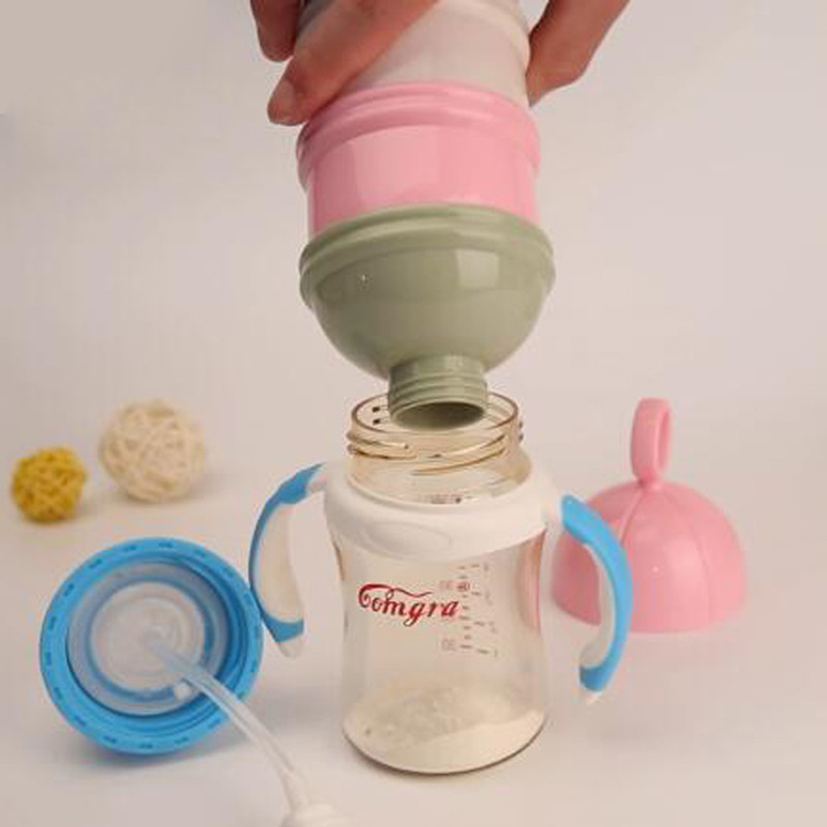 Wholesale Three Layers Baby Milk Powder Snacks Storage Box