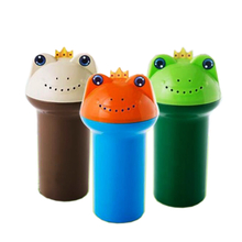 Factory Supply Baby Shampoo Shower Frog Shaped Cup for Summer Bath