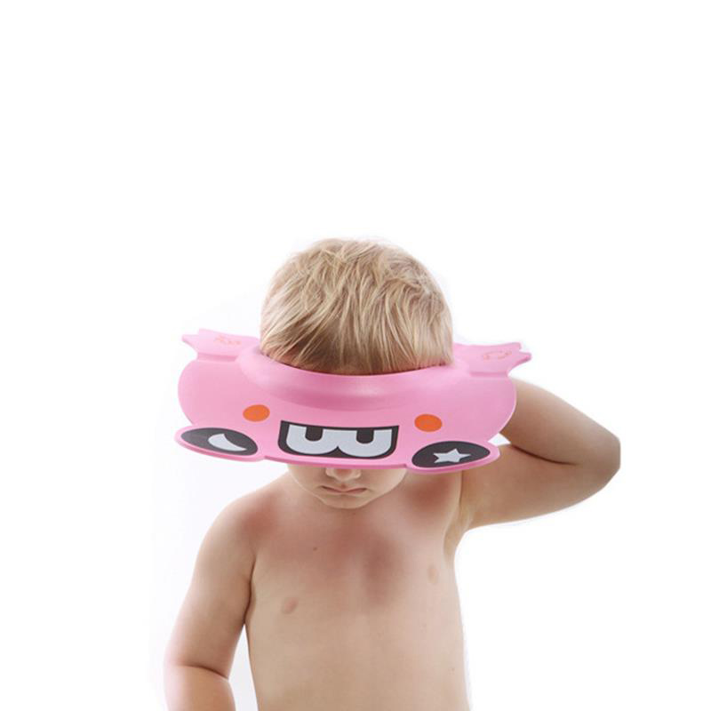 New Style Baby Bath Cap Adjustable with Earmuffs