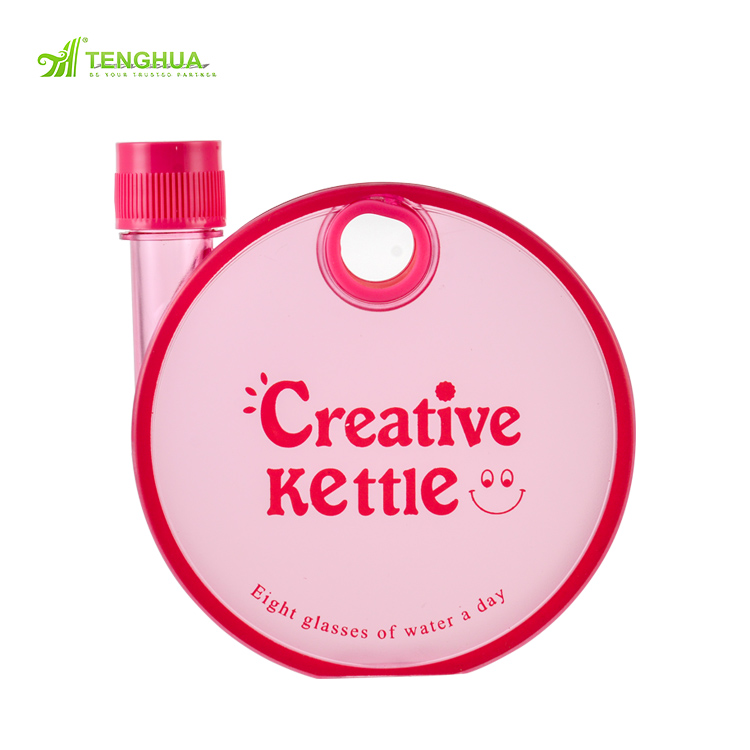 350ml Fashion Promotional Gift Round Mini Water Bottle With Custom Logo