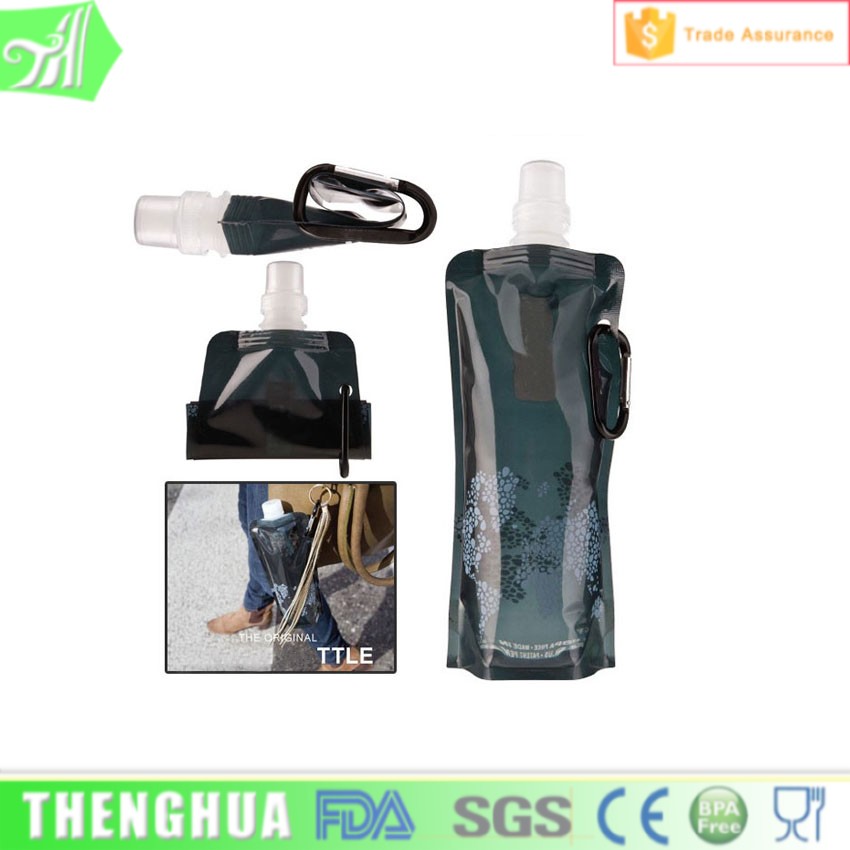 Promotional Advertising Usable Foldable Water Bottle