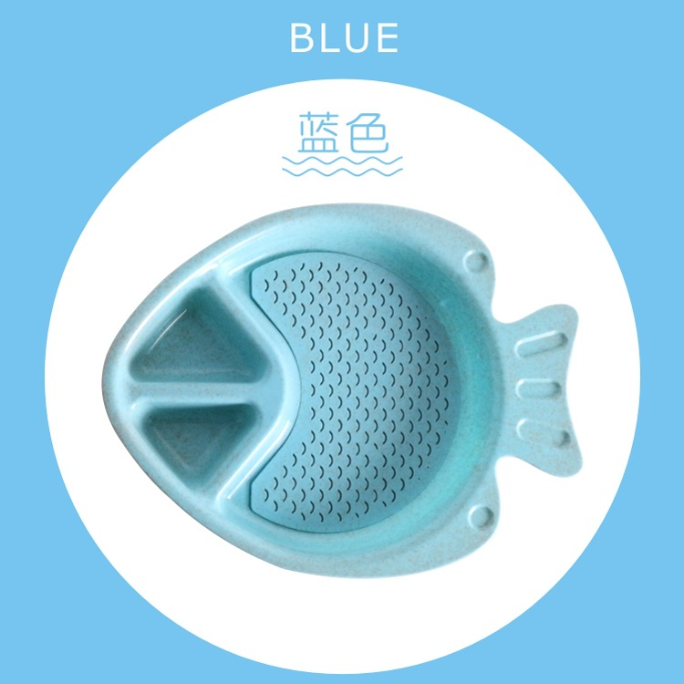 Factory Supply Promotional Fish Shape Dumplings Degradable Dinner Plate
